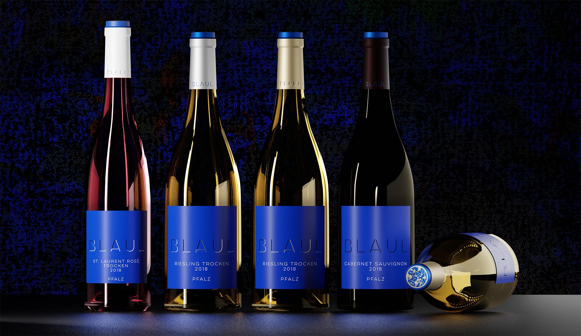 Blaul Weinflaschen