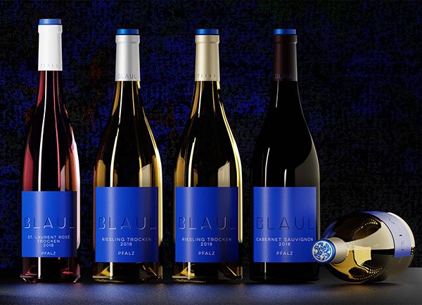 Blaul Weinflaschen