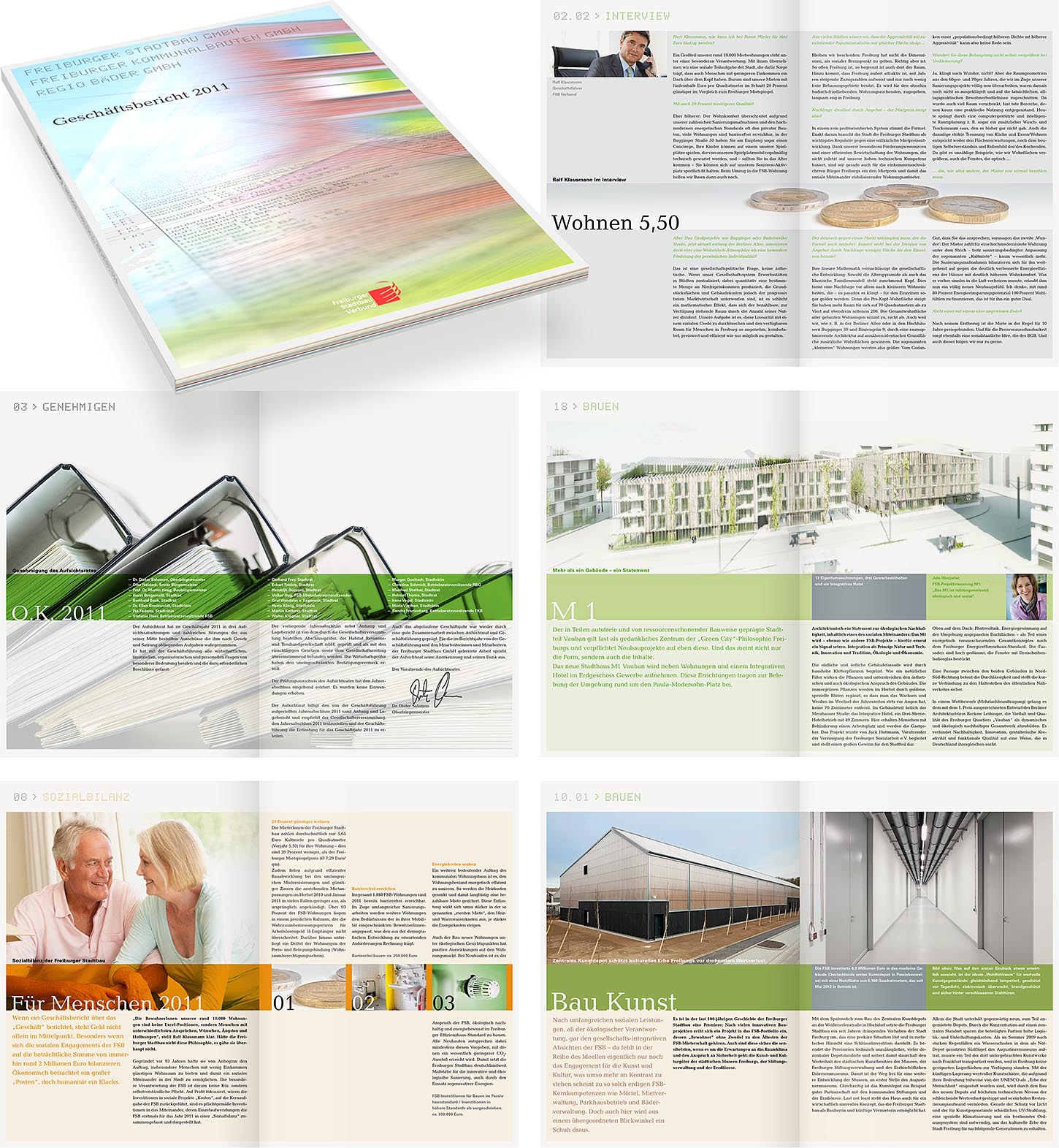 Geschäftsbericht Freiburger Stadtbau