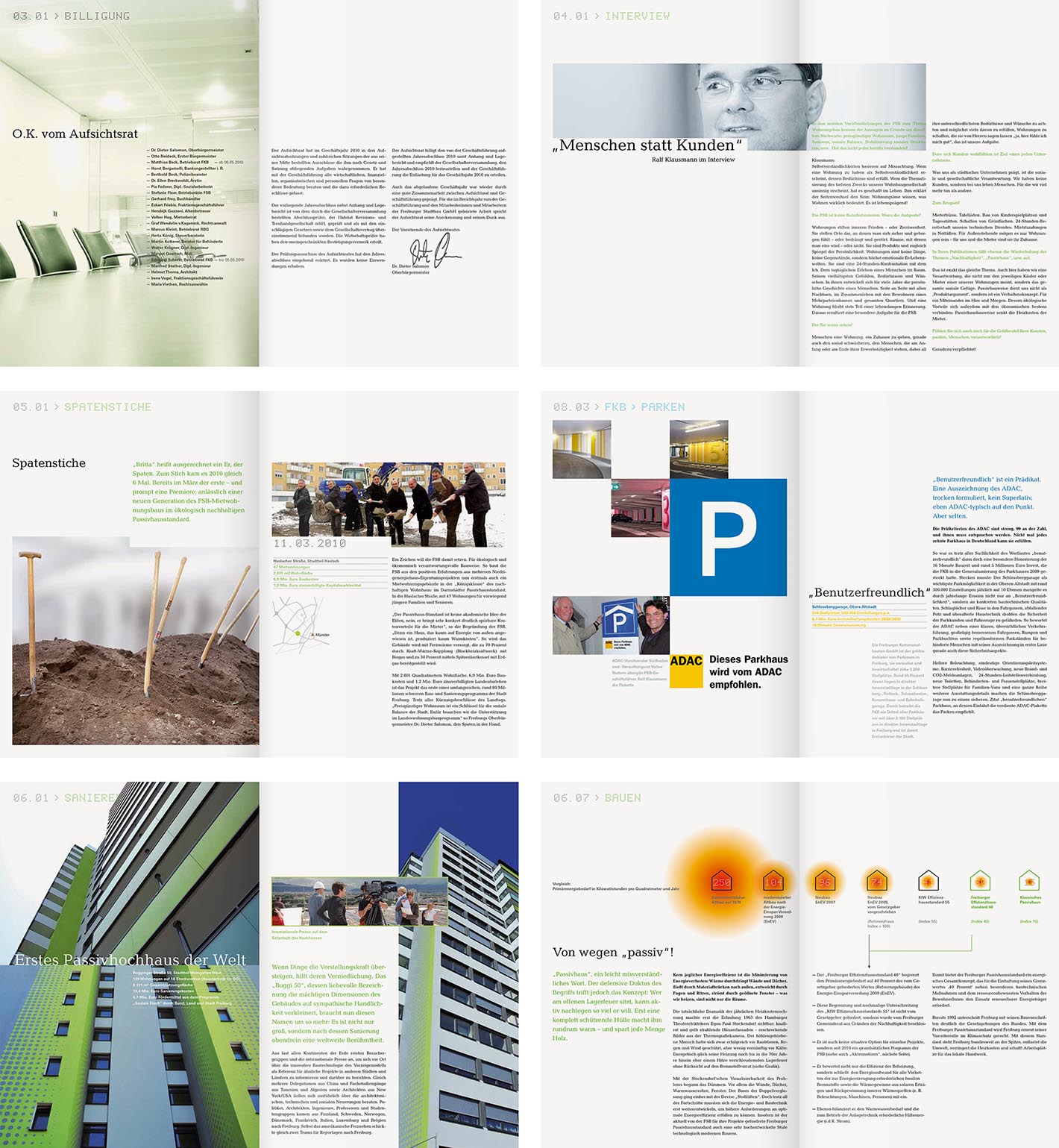 Geschäftsbericht Freiburger Stadtbau