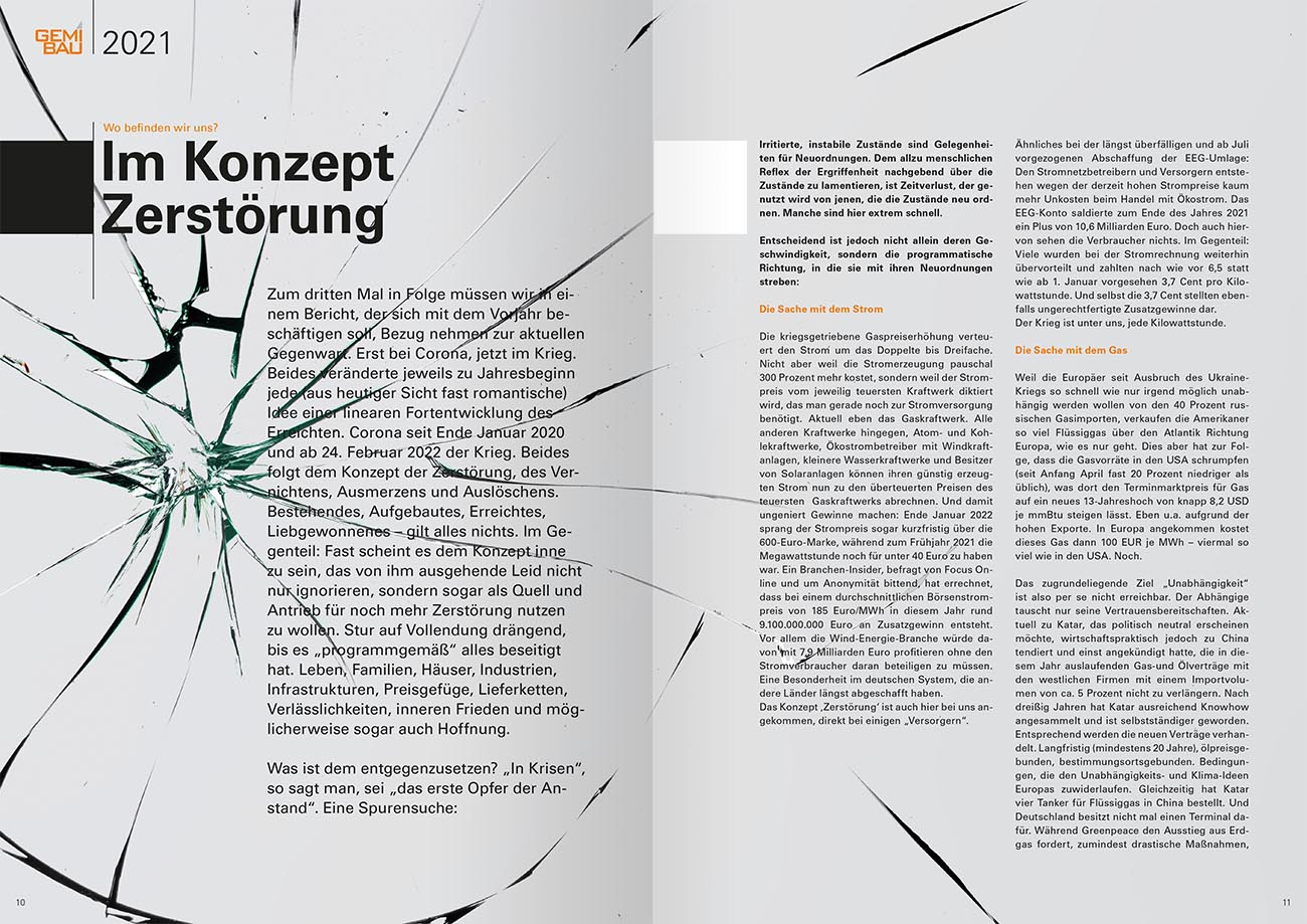 Nachhaltigkeitsbericht Gemibau