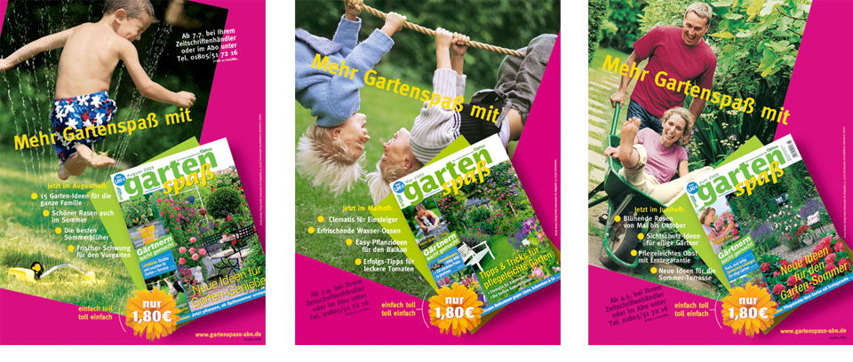 Gartenspass Anzeige